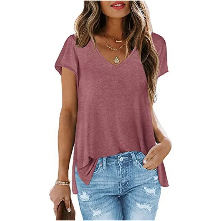 

OLIVE Good Quality Best Seller 2021 Summer Short Sleeve Casual Chemise Femme Womens Shirt Blouses Ladies Tops Blouse