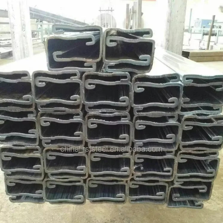 Astm A36 Ss400 S275jr Metal Galvanized Steel 40*40mm c Shaped Steel Channels Purlin Prices List