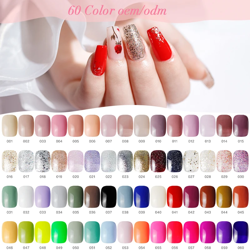 

UV Color Gel Hot Selling 60 Colors Gel Polish Nails Supplies Salon Polish Color Gel Nail