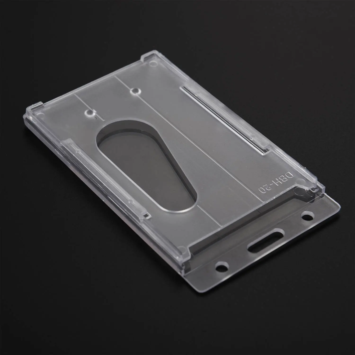 Hot Sell In Vertical 2-card Holder Plastic Credit Card Holder Rigid Id ...