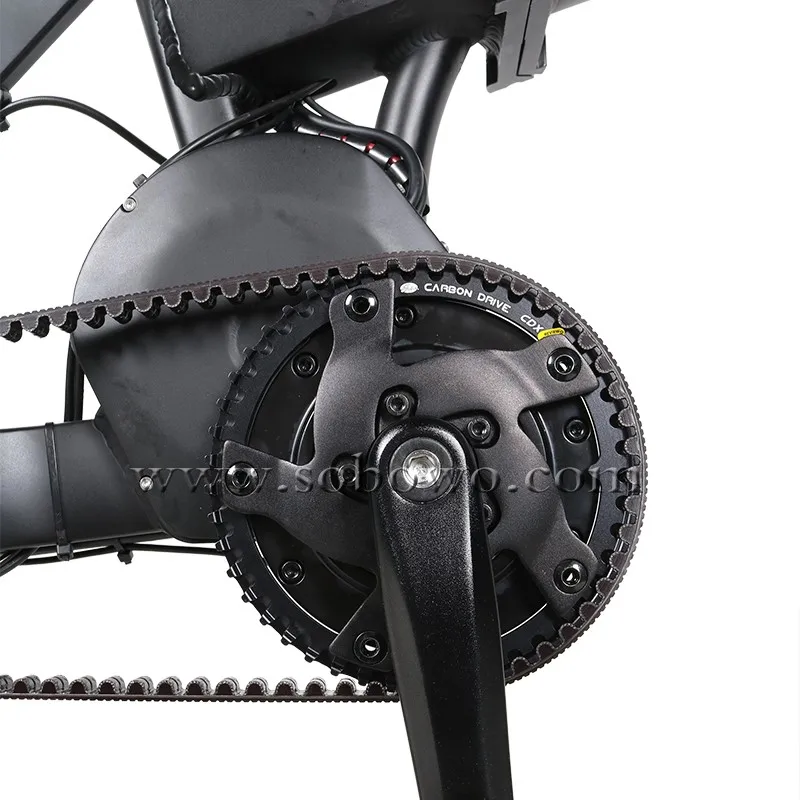 belt drive folding electric bike
