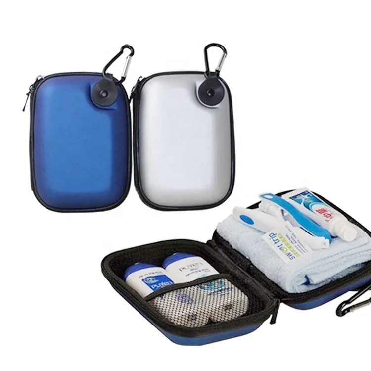 

Customized Travel Outdoor Sports EVA Wash Bag Towel Case, Blue