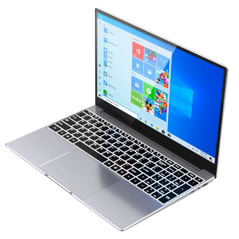 

Newest Arrivals 15.6 inch Full HD Business Gaming Notebook 8GB RAM + 512GB SSD Core i7 Thin Laptop, Silve red