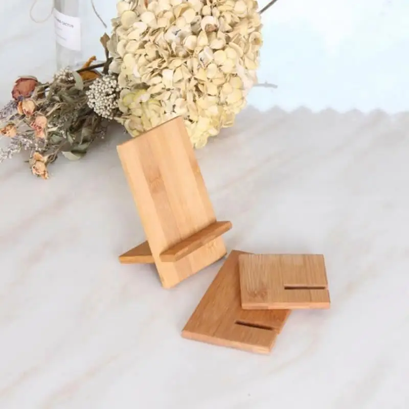 

Logo custom wooden phone holder TOLnj wooden mobile phone holder, Wood color