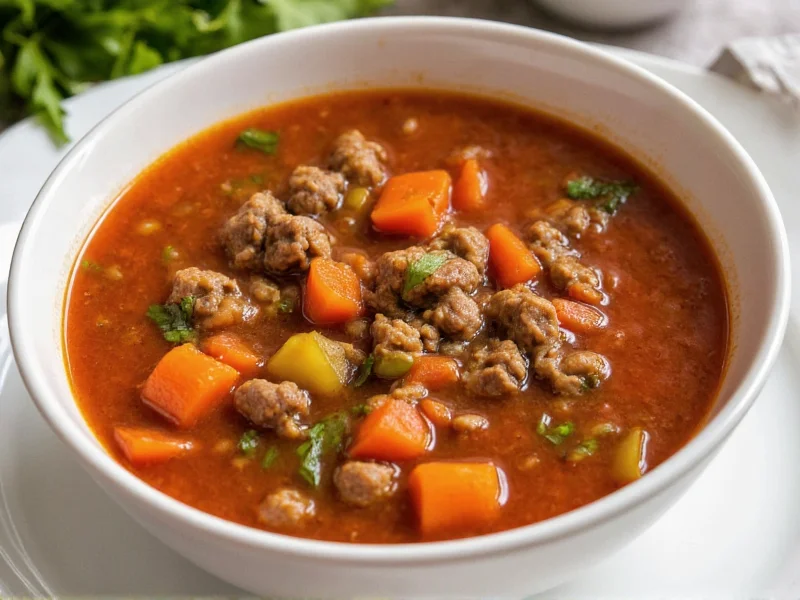 The Best Vegetable Beef Soup Recipe: Rich, Hearty & Perfect