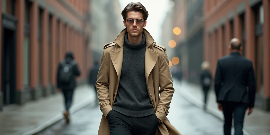 Best Men's Trench Coat Combines Style And All-Weather Protection