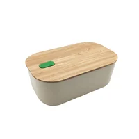 

Biodegradable LFGB FDA Eco-Friendly Japanese Bamboo Lunch Box with spoon and fork