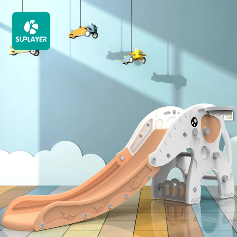 

Suplayer 2021 hot sale C-HT013 kids slide, Yellow/pink/blue/customized color