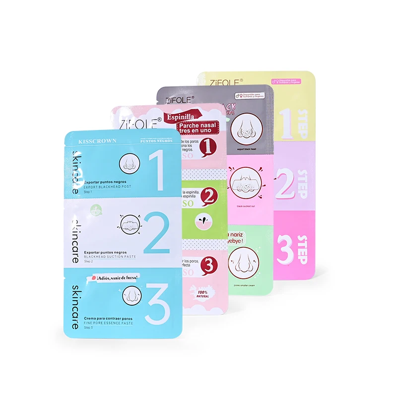 

Skin Care Face 3 Step Kit Purifying Pores Shrink Blackhead Acne Pimple Spot Remover Nose Patch Mask