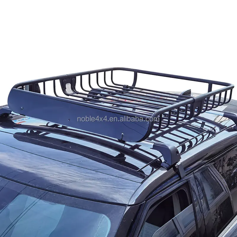 

Universal Rooftop Cargo Carrier Auto Part Roof Luggage Basket for Offroad Travel Roof Holder Carrier Cargo Basket