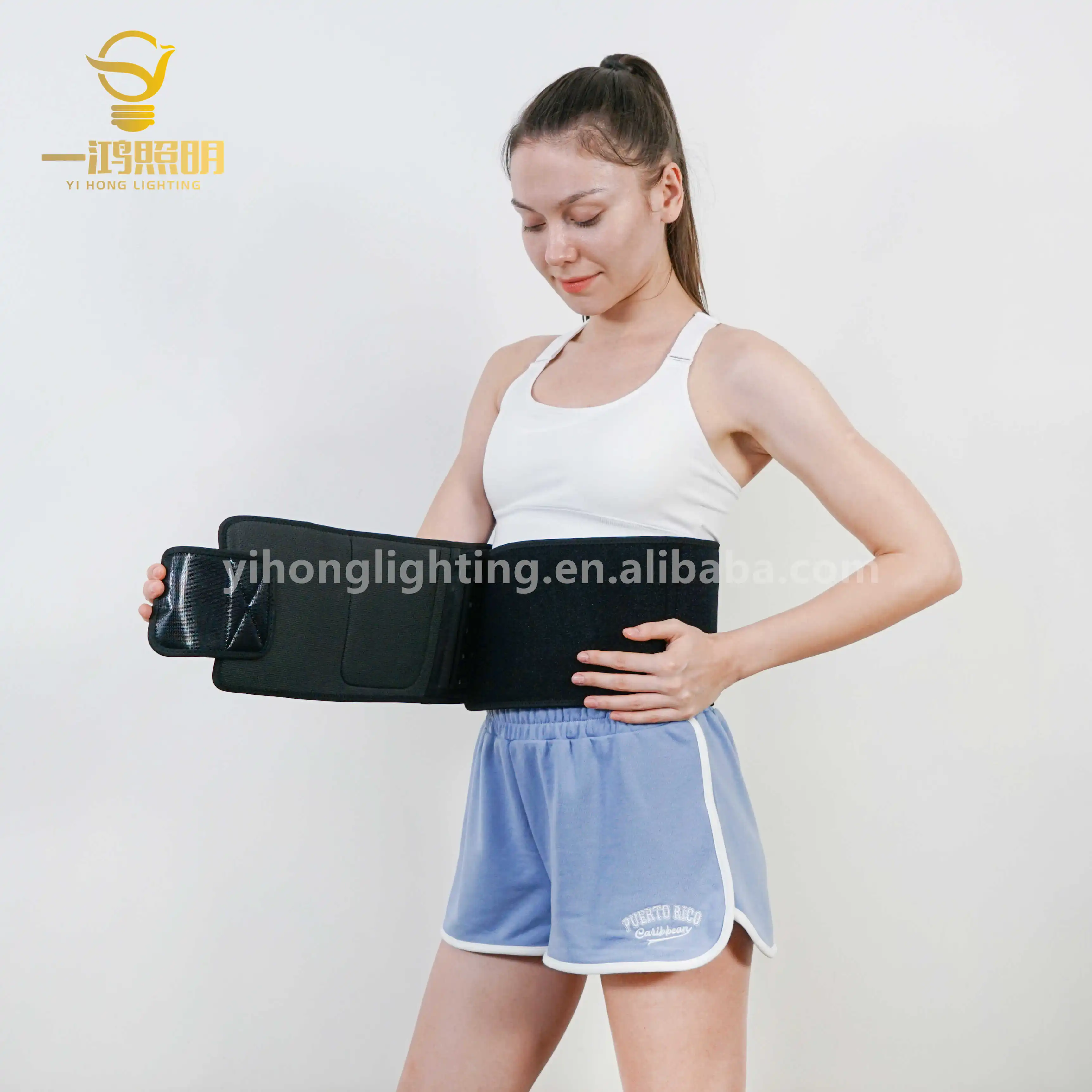 

US stock Free ship Wholesale Red Light Therapy Arm Belt Body Pain Relief 660nm 850nm Red Light Therapy Belt, Black