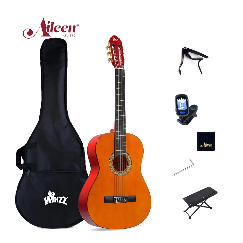 

Ready to Ship 39" Classical Guitar For Beginners Guitarra(AC851)