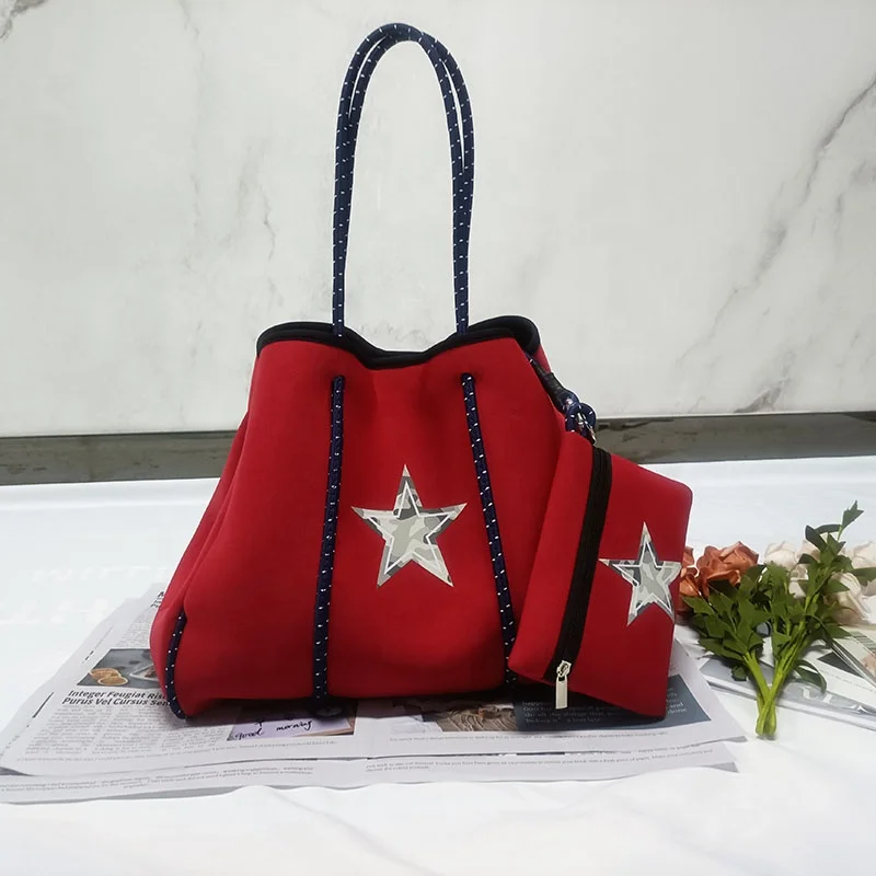 

Hot-selling summer wholesale high-quality family travel large-capacity neoprene travel beach shoulder bag