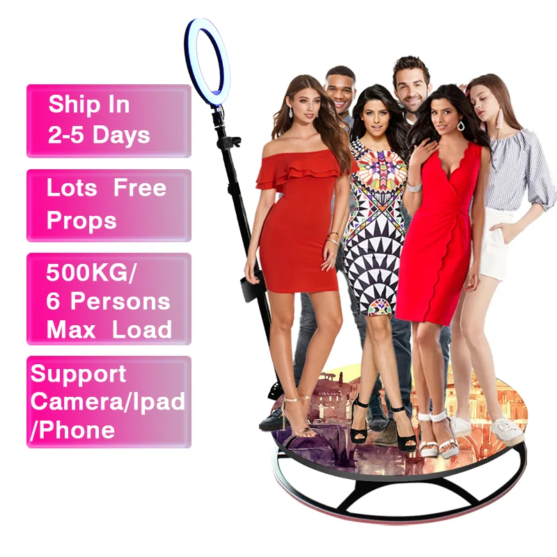 

Automatic Slow Motion Photo Booth Ipad Ring Light Photobooth 360 Photobooth Machine Intelligent 360 Spin Photo Booth Photobooth