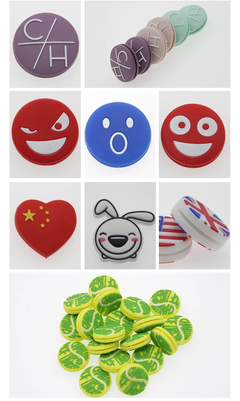 Factory Directly Wholesale Custom Tennis Racket Vibration Dampener For