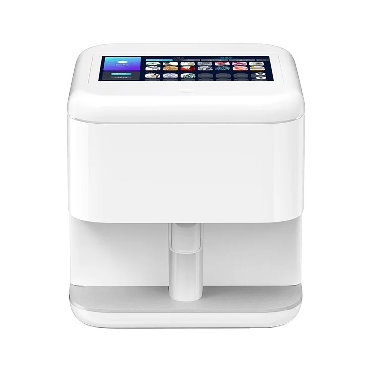 

nail printing machine printer 3d o2 nail printer painting machine 3d nail polish small printer, White