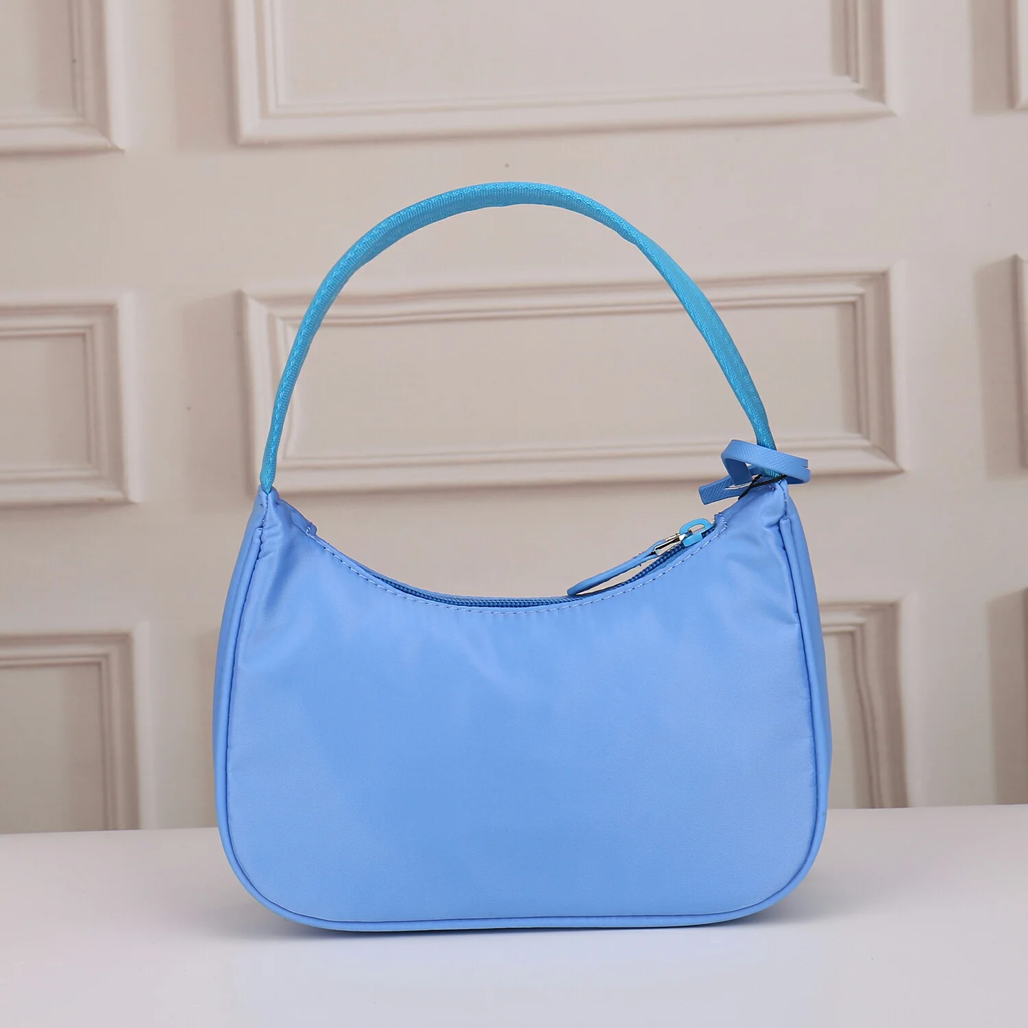 

Promotion high quality casual hobo nylon handbag new design lady bag luxury handbags for women, Black blue pink beige