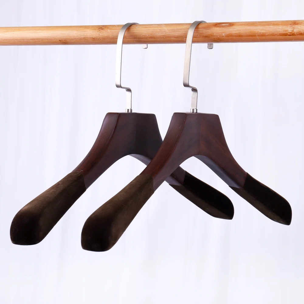 

100 pcs shoulder wooden clothes suit hanger stand, Vintage