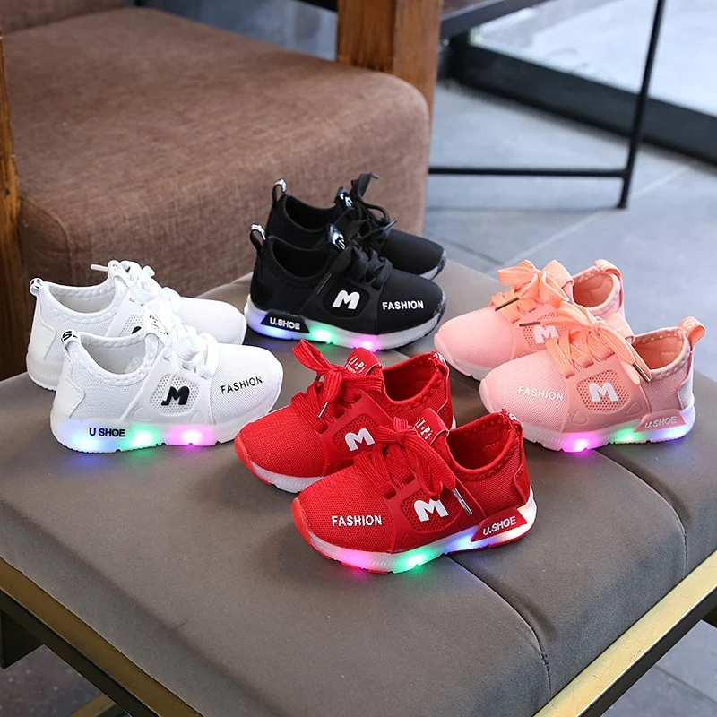 

Led Light Kids Casual Running Sport Luminious Lighting Children Led Shoes Boys Girls Para Ninos Zapatillas Con Luces