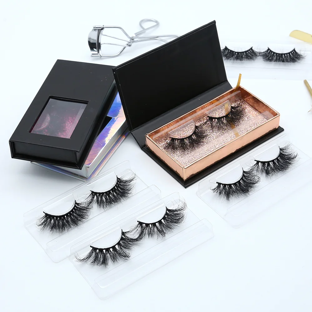 

High quality Custom package natural 3d mink eyelashes extension, Nature black