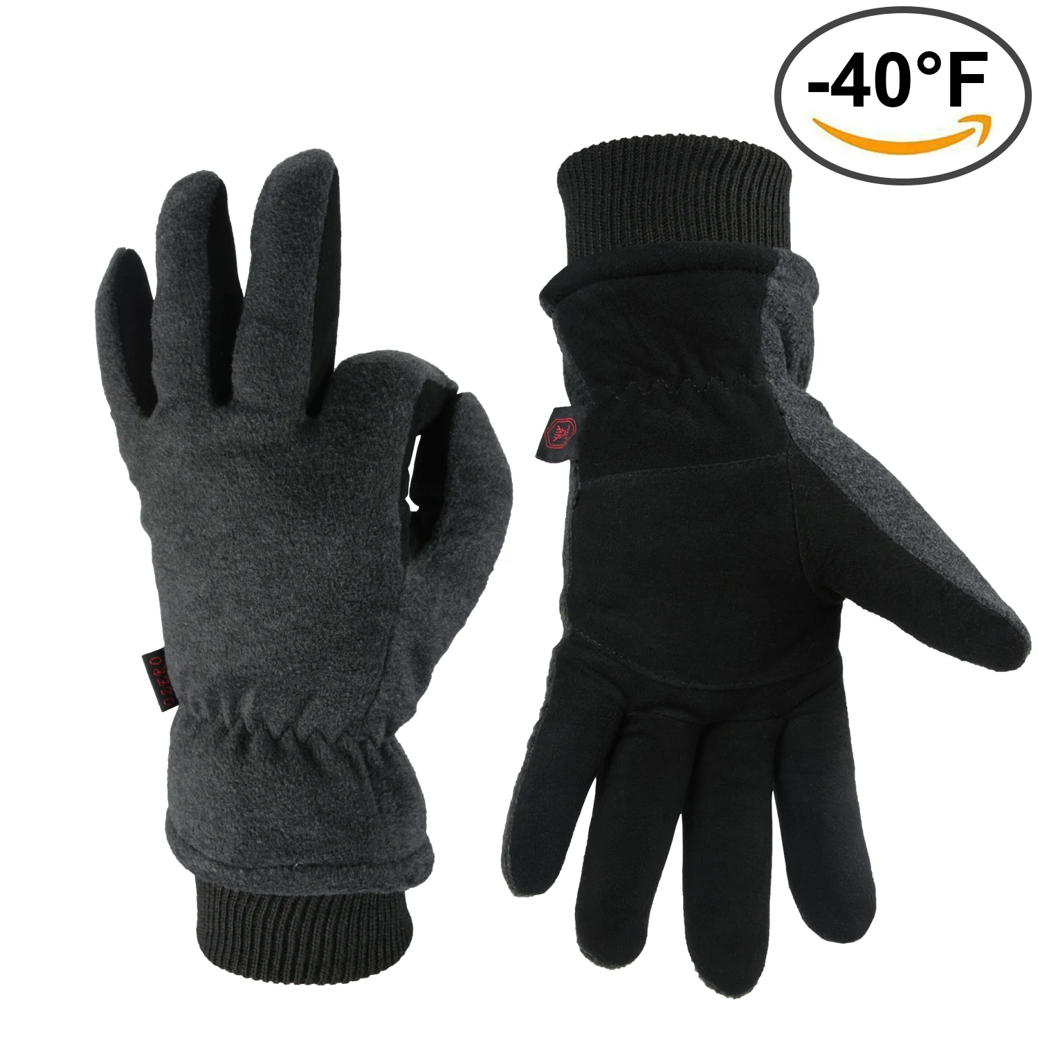 Ozero Wind Proof Thermal Winter Gloves Warm Waterproof Mens Polar