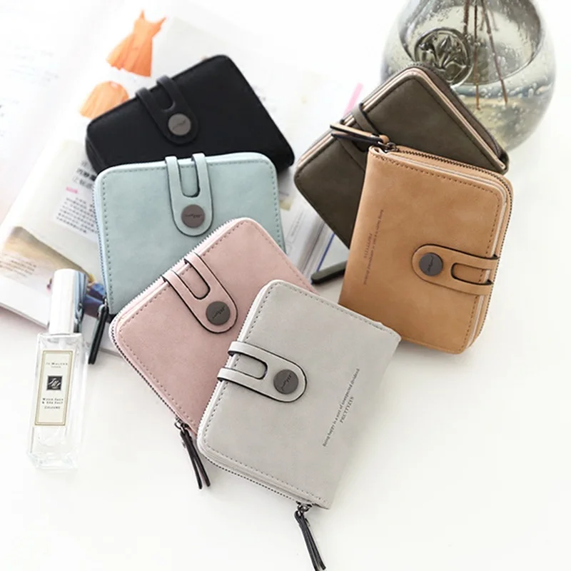 

Amazon Hot Design mini wallets designs cute ladies pig wallet slim PU leather purse fashion cute wallets for teen girls