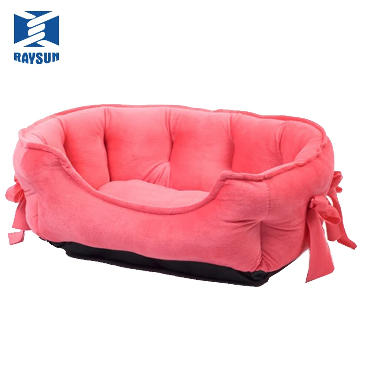 

Memory foam acrylic fluffy dogs calming furniture shark pet bed, Customized color