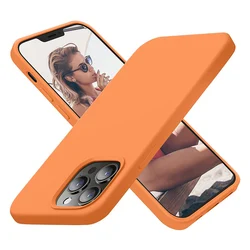 For iPhone 13 Ultra Slim Shockproof Back Cover Liquid Silicone Rubber Gel Soft TPU Phone Case for iPhone 12 11 Pro Max XS XR 7 8