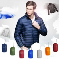 

Chinese Ultra Lightweight Jaqueta De Frio Duck Down Jacket Winter Safety Coat For Men