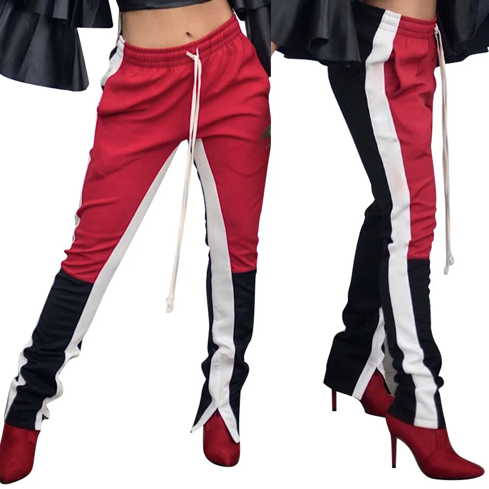 

B34312A 2020 WINTER Western hot fashion women sexy elastic waist sportswear jogging pants