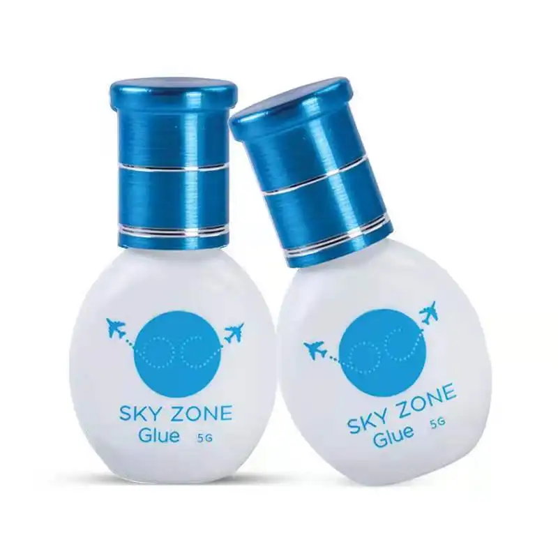 

SKY Zone New Glue For Eyelash Extension Glue Last Over 6 Weeks Fast Drying Professional Eyelash Glue From Korea, Black eyelash glue / clear