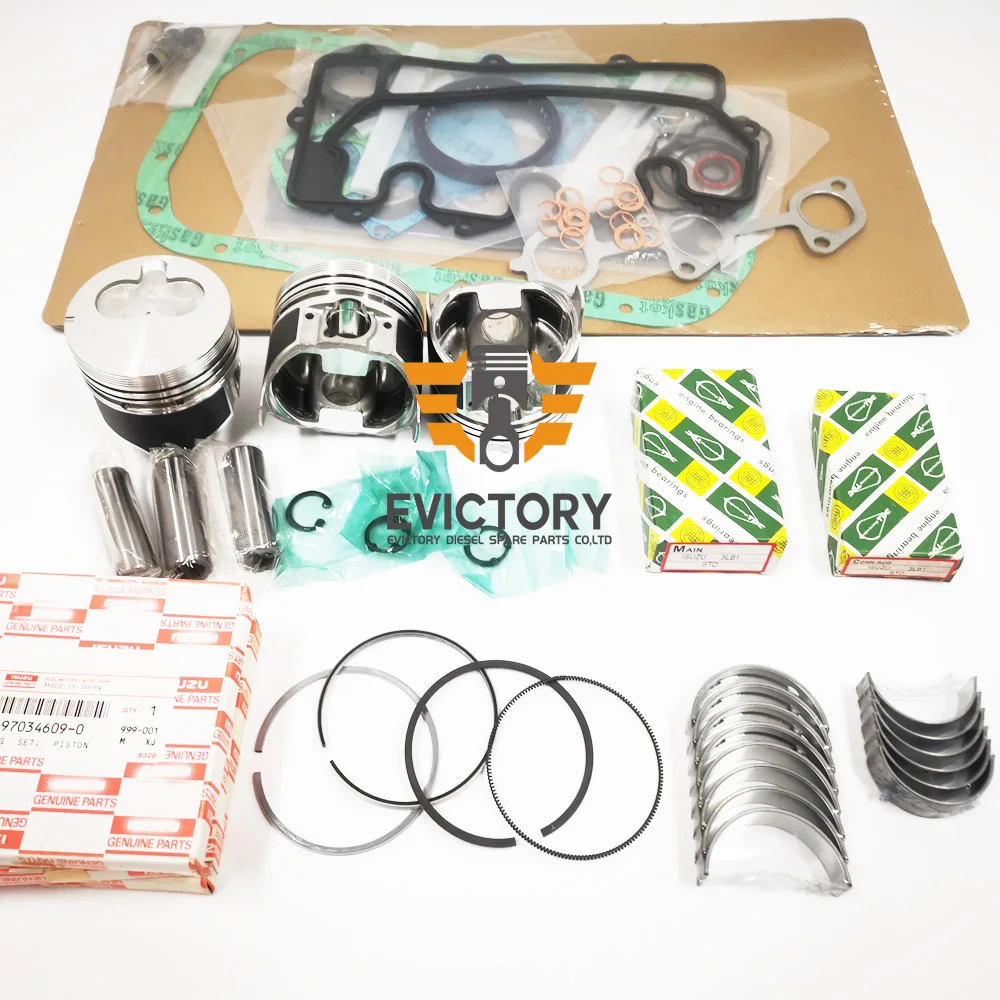 

For ISUZU 3LB1 overhaul kit piston ring full gasket gasket bearing valve