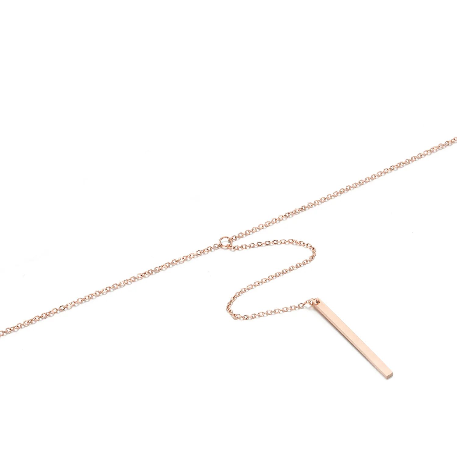 

14K gold long stainless steel necklace sexy lady pendant necklace