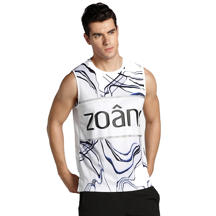 

Zoano popular running crop tank top for mens activewear, Customize color