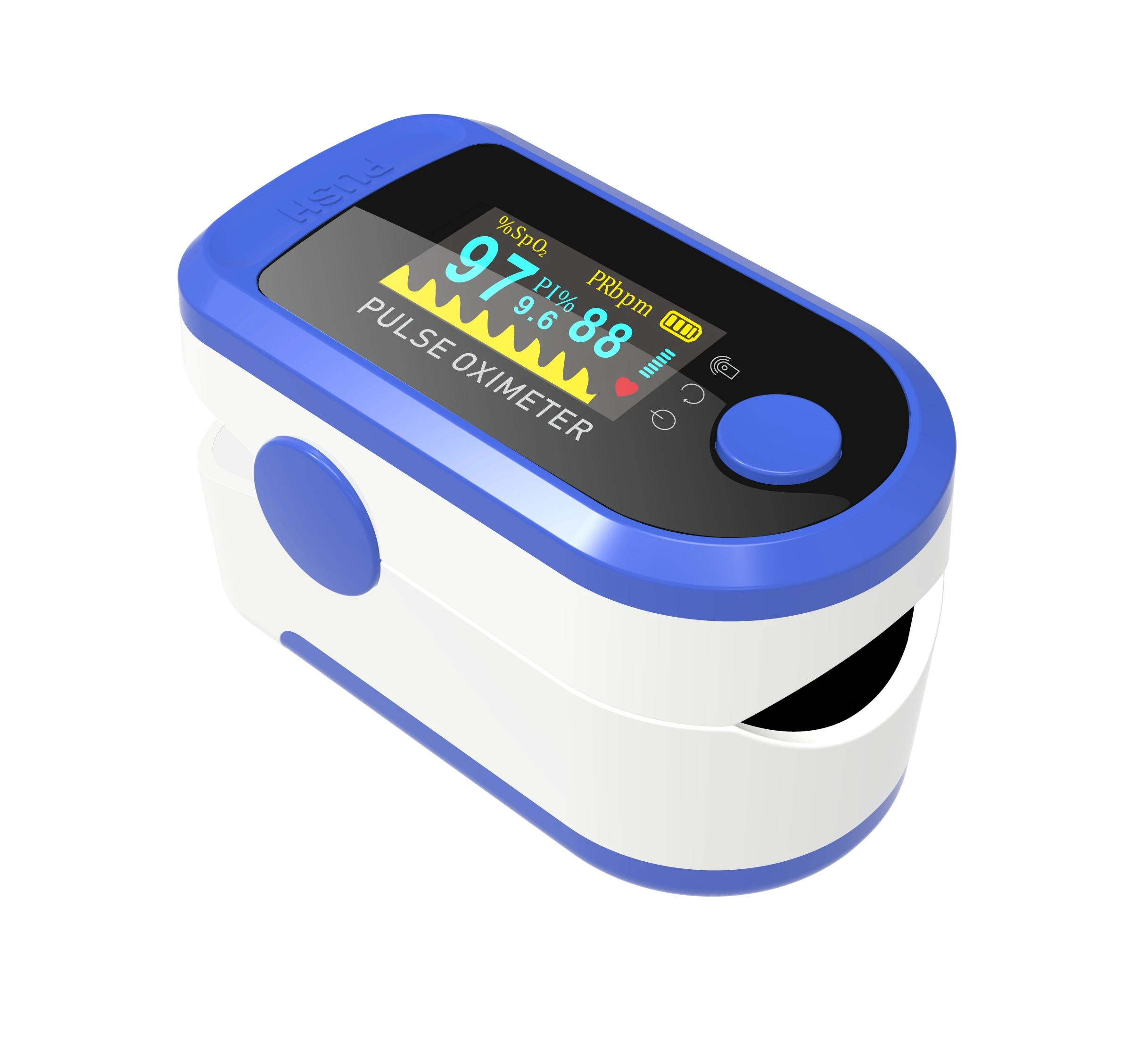 

Factory Price Fingertip Pulse Oximetro Portable Pulse Oximetre, Blue