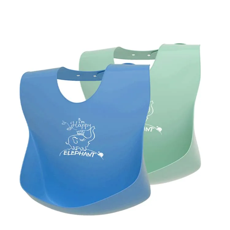 

2020 European Best Selling fashion Food Grade Waterproof Silicone girl Baby Bib With Custom yellow red green color, Customized color