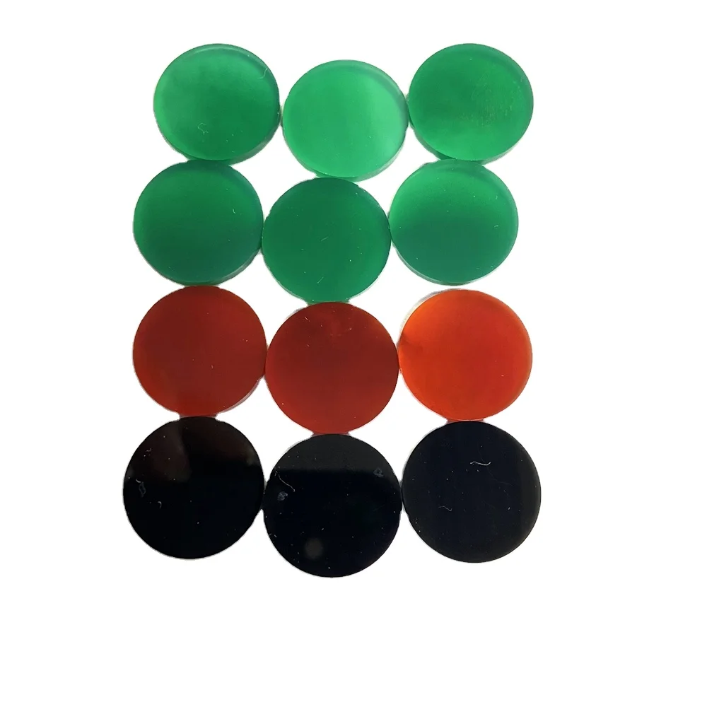 

Natural onyx disc polished agate round slice, Black, red, green