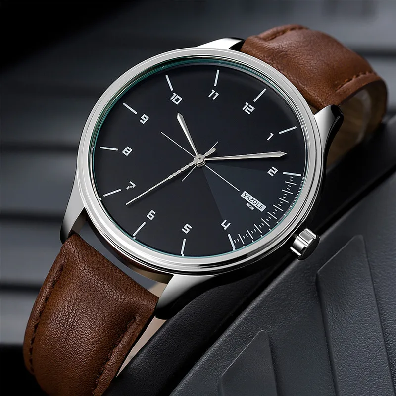 

Relogio Masculino YAZOLE Men's Watches Stainless Steel Band Analog Quartz Wristwatch Luxury Watch Men clock male reloj hombre