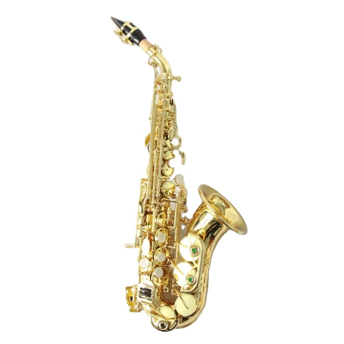 

High Quality Bb Mini Chinese Professional Curved Soprano Saxophone