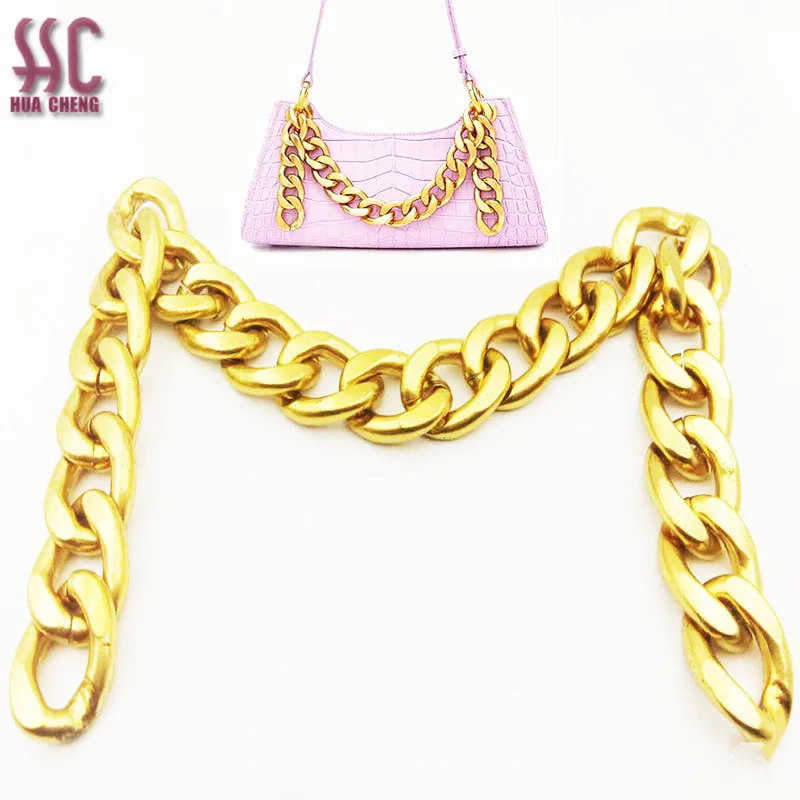 

2021 New design shoulder Brass bag chain mother purse handbag chain Copper bag chain bag purse