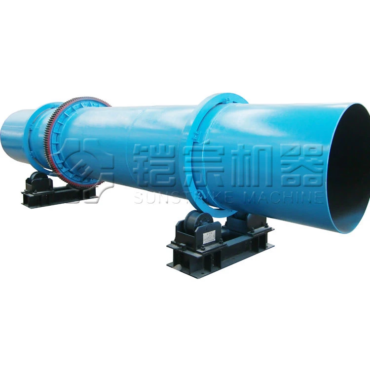 
River Sand Coal Cassava Chips Drying Machine Sludge Rotary Dryer 