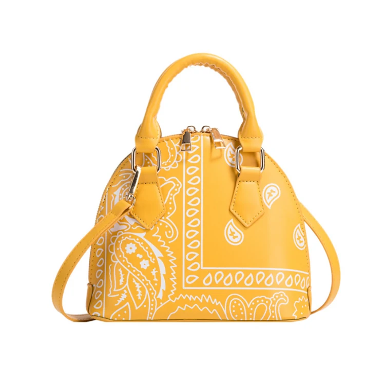 

Fashion bolsas Designer Handbags Famous Brands Luxury Paisley Crossbody Shoulder Bag Pu Leather Handbags For Women Luxury