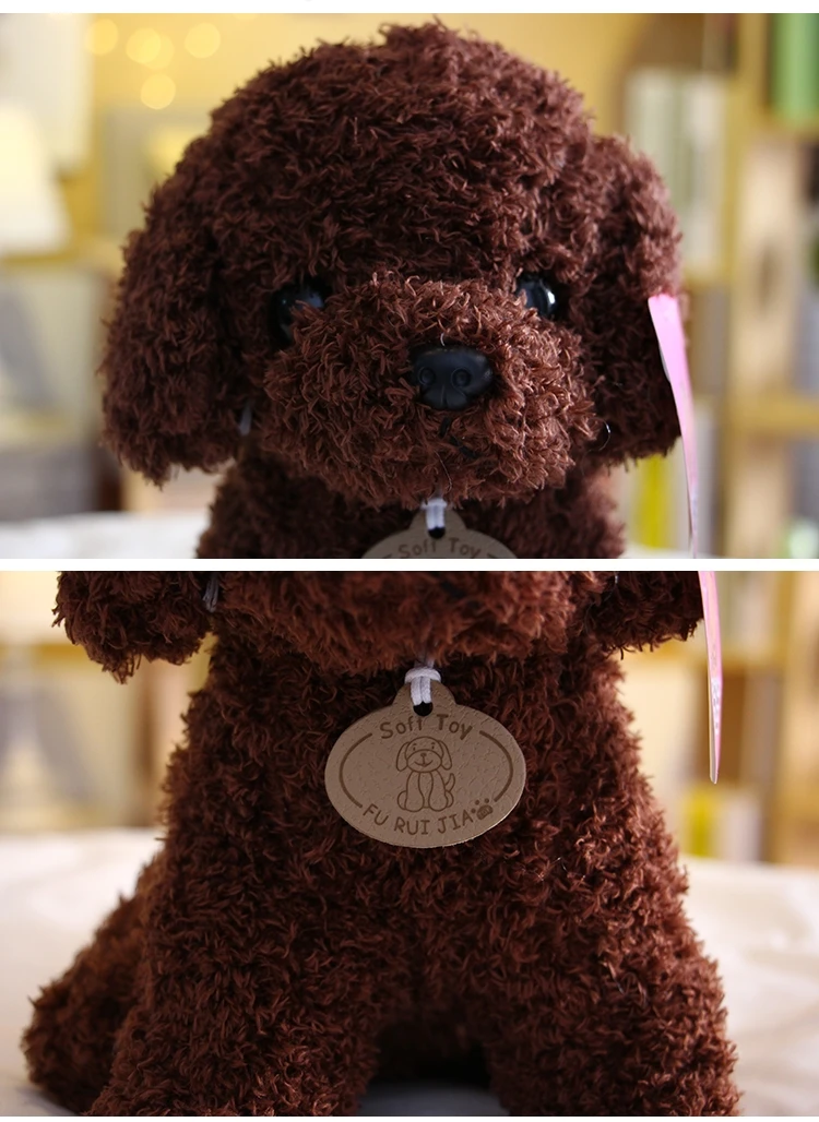 lifelike teddy dog toy