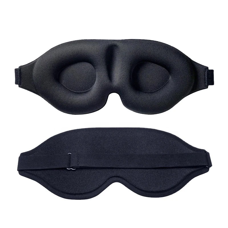 

Private Label 3D Contour Eye Mask Comfort Custom Eye Masks Soft Memory Foam Sleep Mask, Black, purple, red, blue