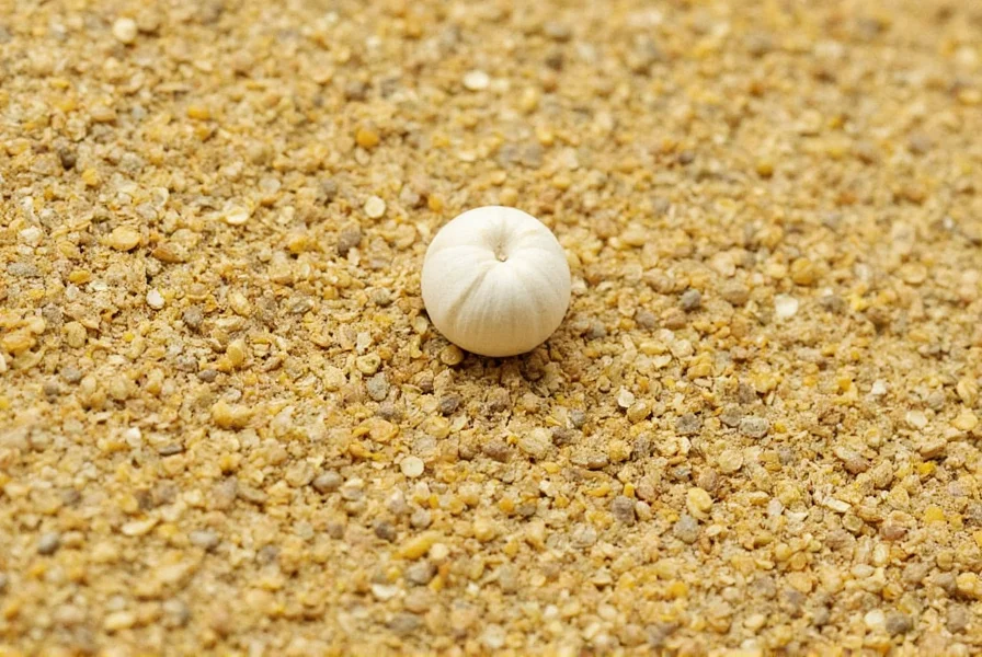 Person praying with mustard seed in hand symbolizing small but genuine faith