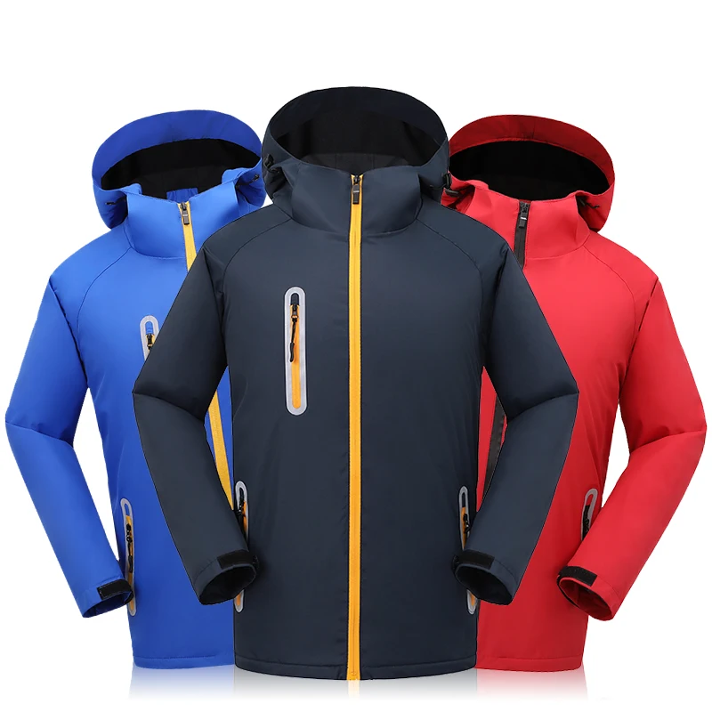 

Hot Sports Softshell Custom Reflective Strip Pocket Hooded Windbreaker Sportswear Winter Waterproof Jackets, Customized color