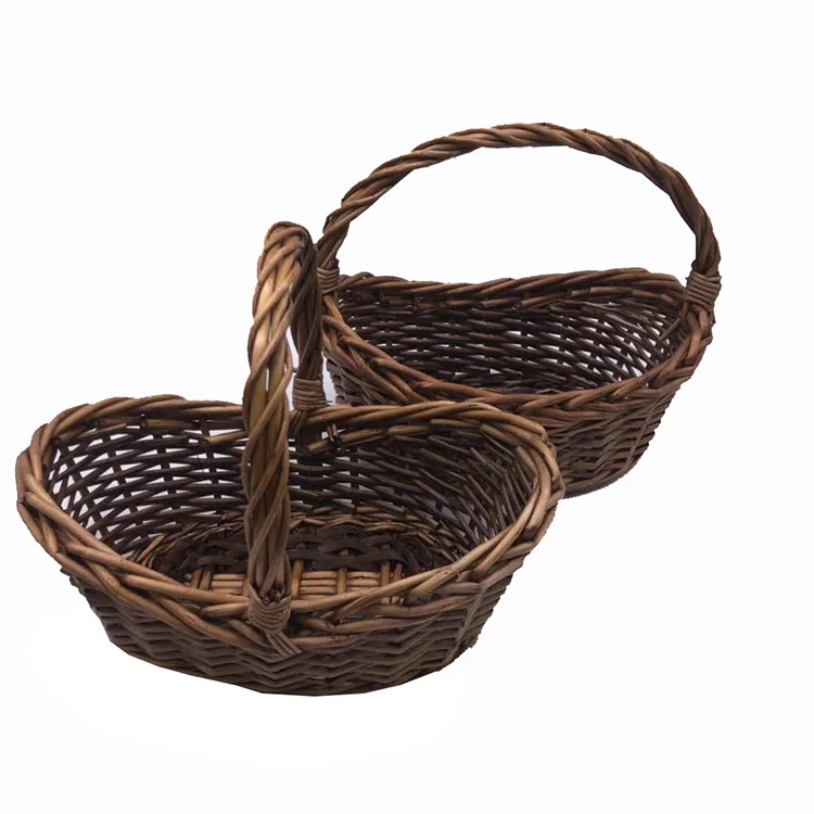 

Eco-Friendly OEM wicker storage basket,wicker gift basket