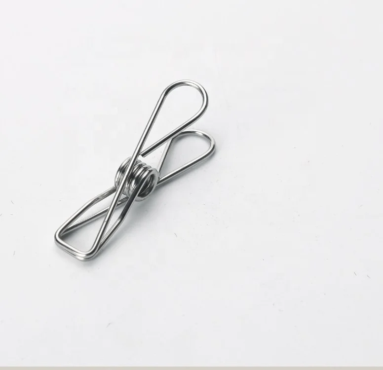 

Factory price sale silver metal 304/316 stainless steel spring clothes peg sunning clip