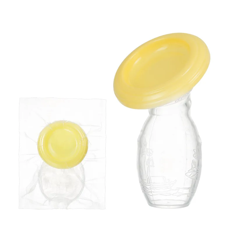 

Manual Breast Pump Breast Feeding Collector Anti-overflow Breast Milk Pump Nipple Suction Pump with Cover M62