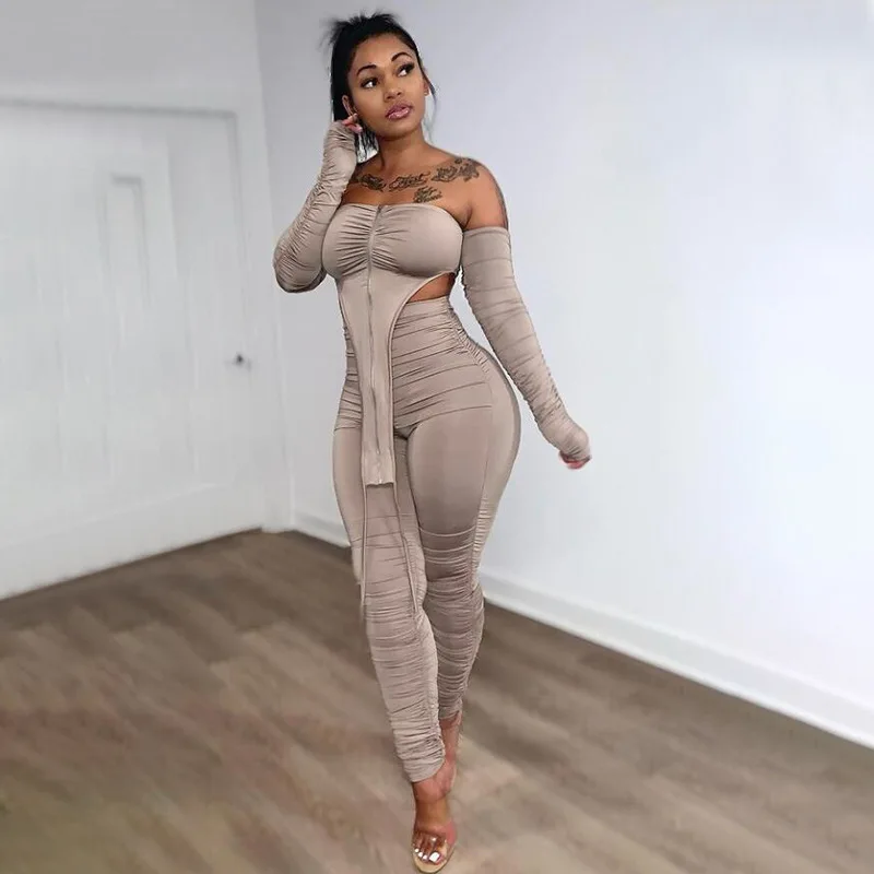 

Women Joggers Sweat Pants Sets Winter Clothes Ladies Women 2 Two Piece Set Clothing Tracksuits Stacked Joggers Suits Sets, 4colors